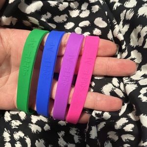 SOBER AF jelly bracelet